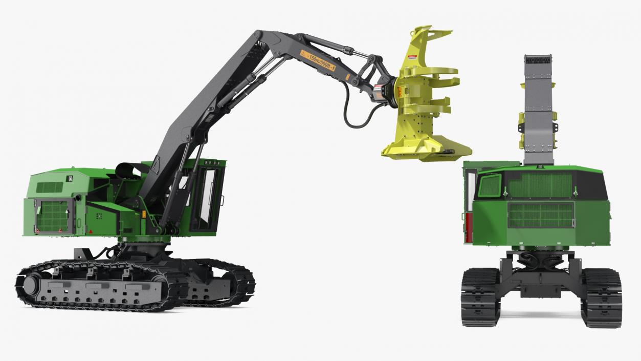 Tracked Feller Buncher 3D