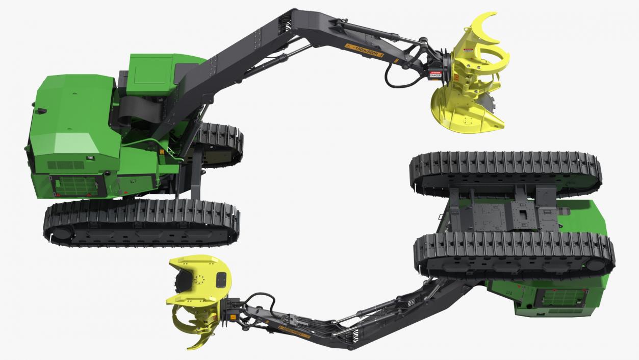 Tracked Feller Buncher 3D