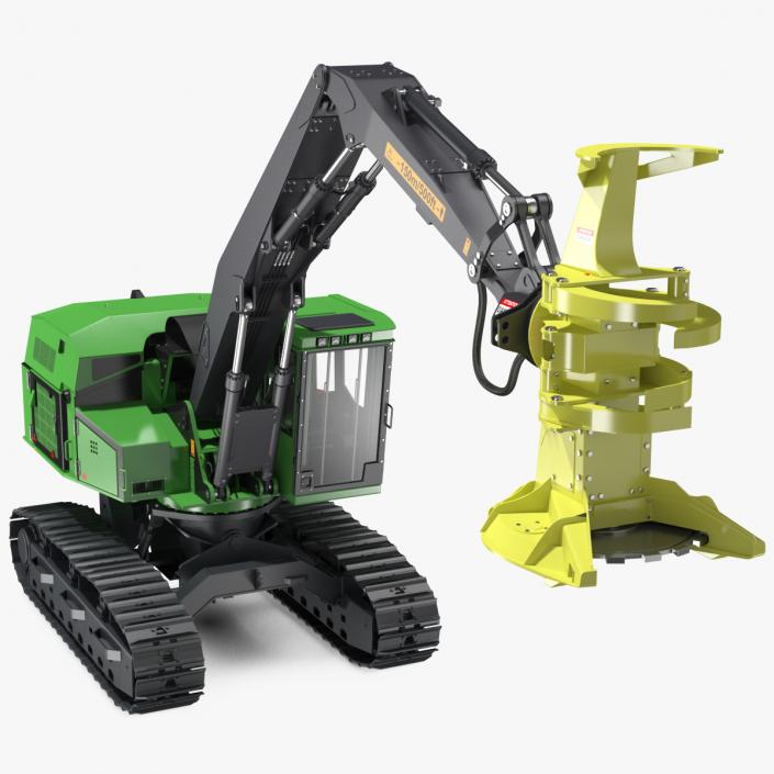 Tracked Feller Buncher 3D