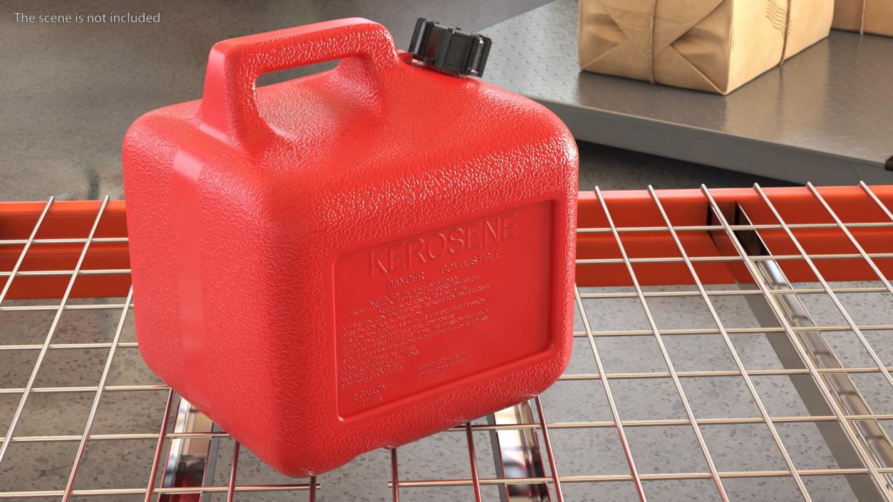 Plastic Gas Can 2 Gallon 3D model