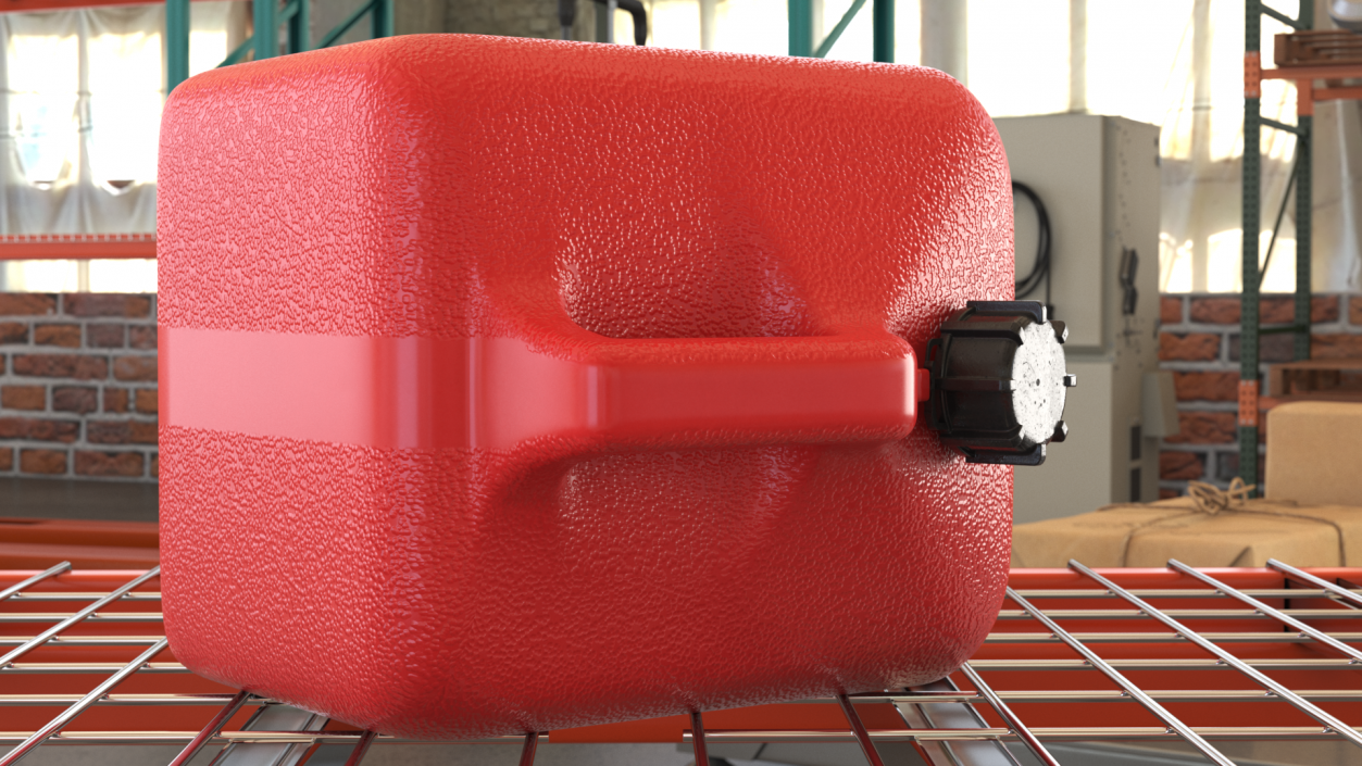 Plastic Gas Can 2 Gallon 3D model