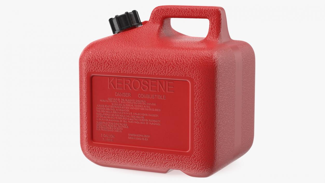 Plastic Gas Can 2 Gallon 3D model