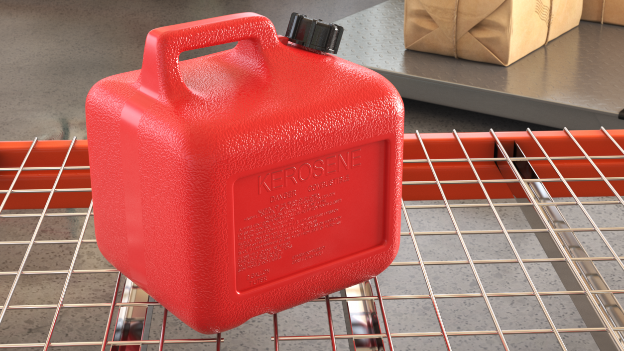 Plastic Gas Can 2 Gallon 3D model