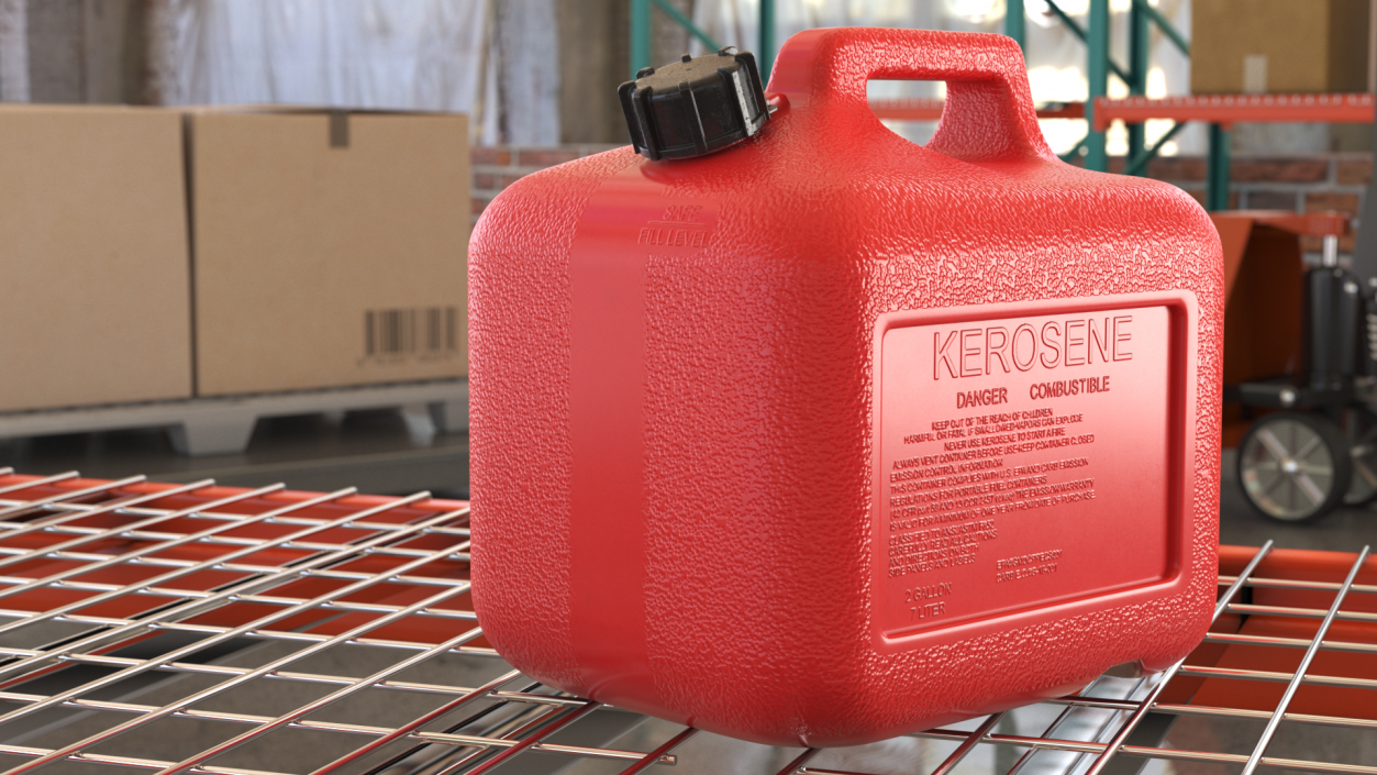 Plastic Gas Can 2 Gallon 3D model