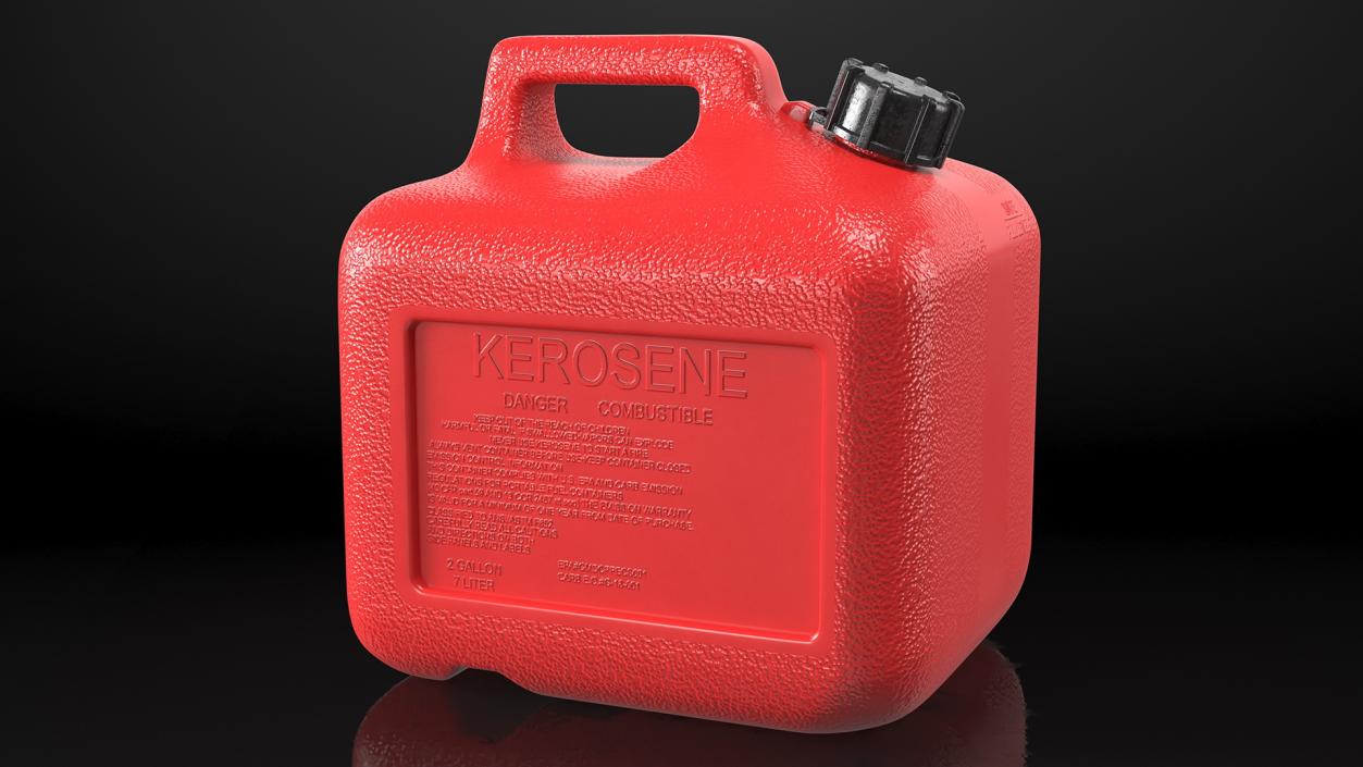 Plastic Gas Can 2 Gallon 3D model