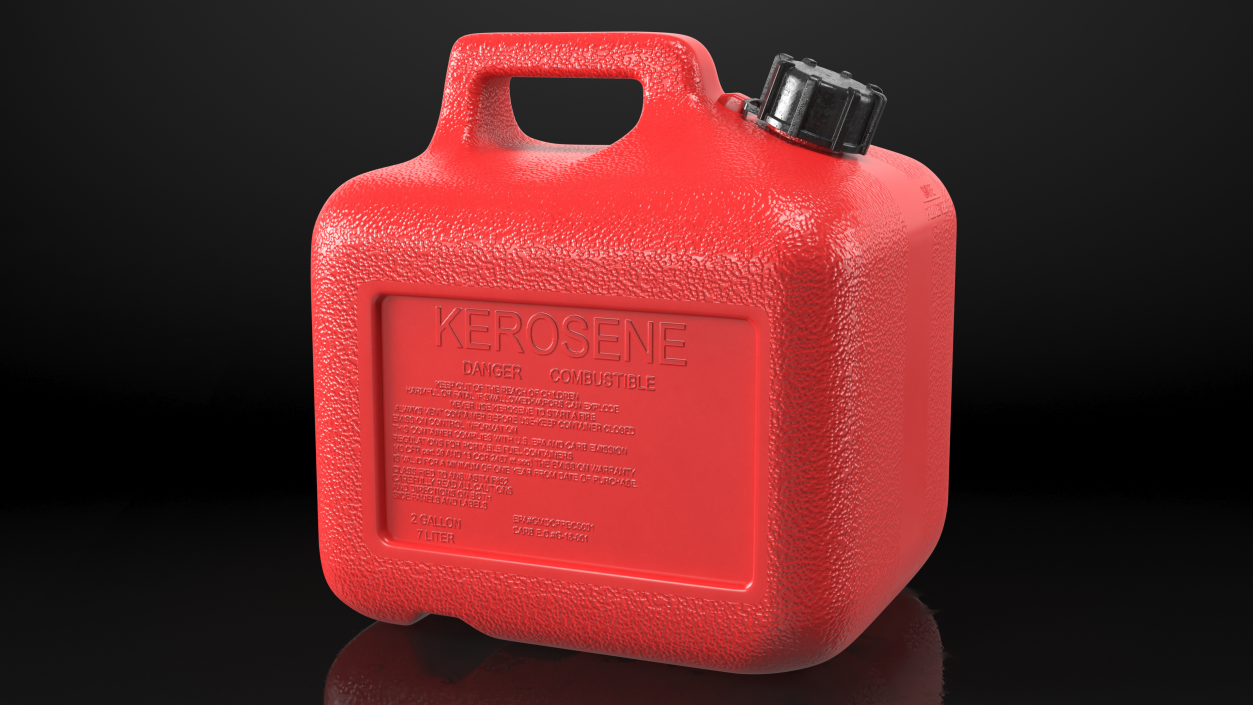 Plastic Gas Can 2 Gallon 3D model