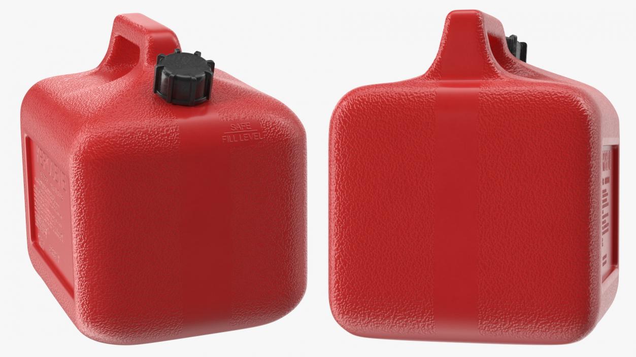 Plastic Gas Can 2 Gallon 3D model