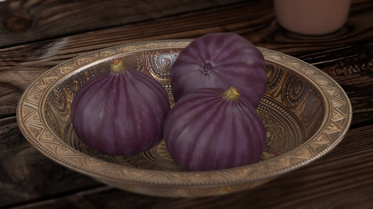 Ripe Fig Fruit(1) 3D