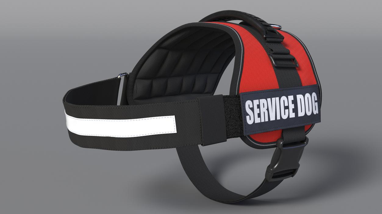 3D model Service Dog Vest Fur