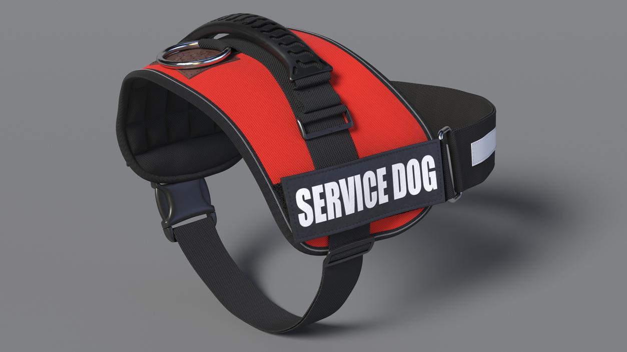 3D model Service Dog Vest Fur