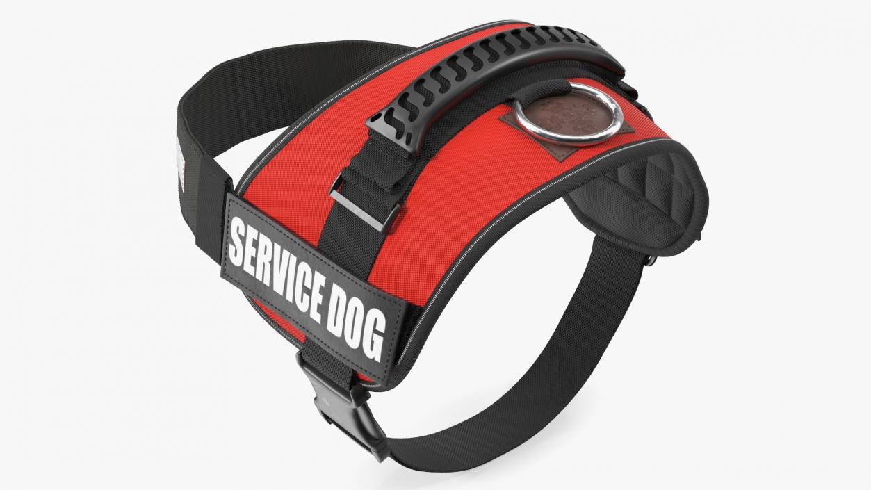 3D model Service Dog Vest Fur