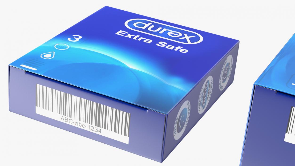 3D Condom Durex Box