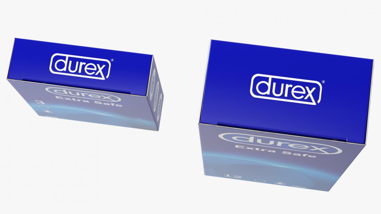 3D Condom Durex Box