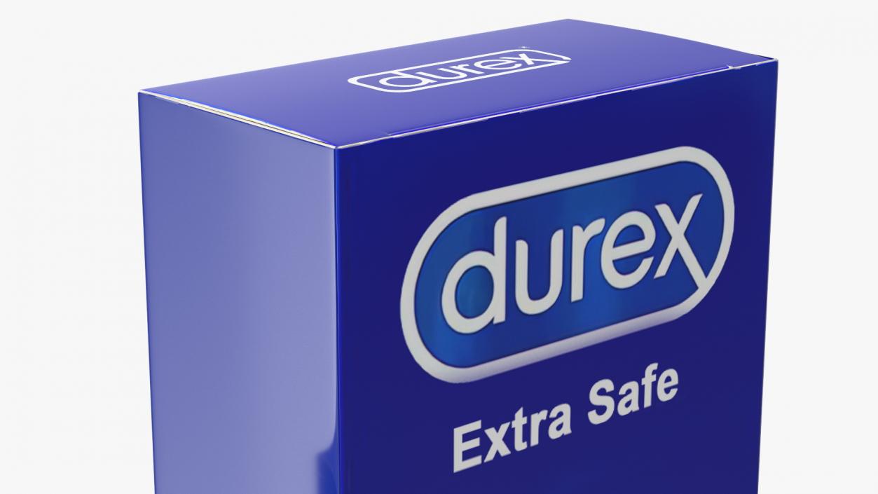 3D Condom Durex Box