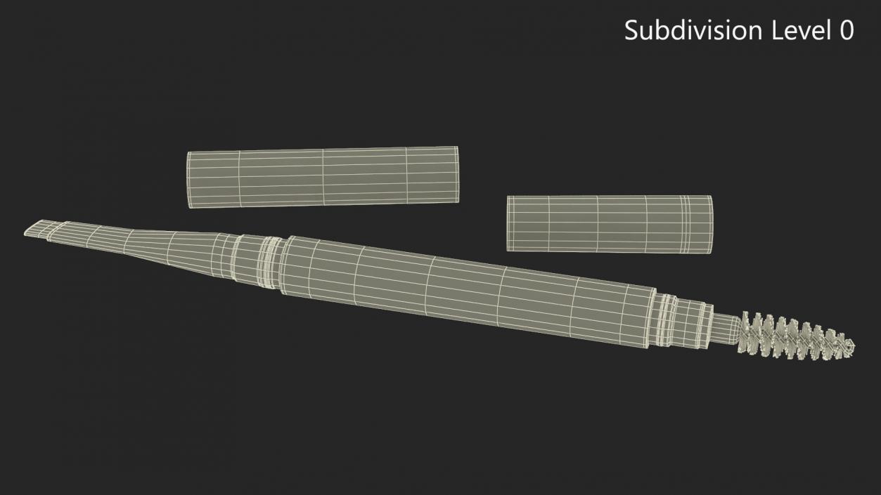 Dual Ended Brow Pencil 3D