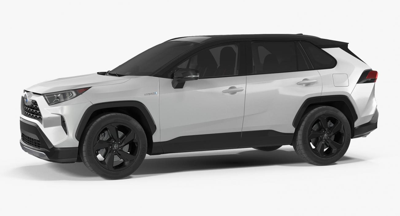 Toyota RAV4 2019 Simple Interior 3D