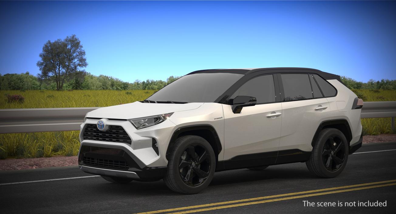 Toyota RAV4 2019 Simple Interior 3D