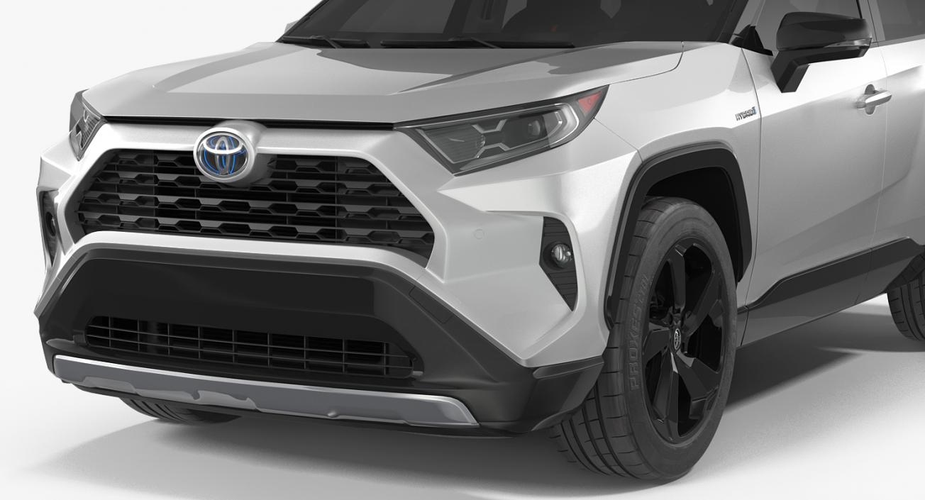 Toyota RAV4 2019 Simple Interior 3D