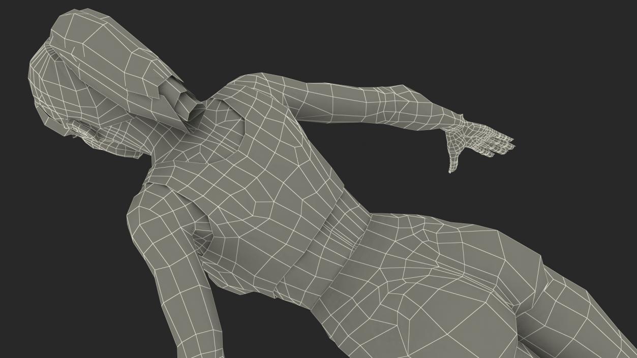 3D model Fitness Instructor Rigged