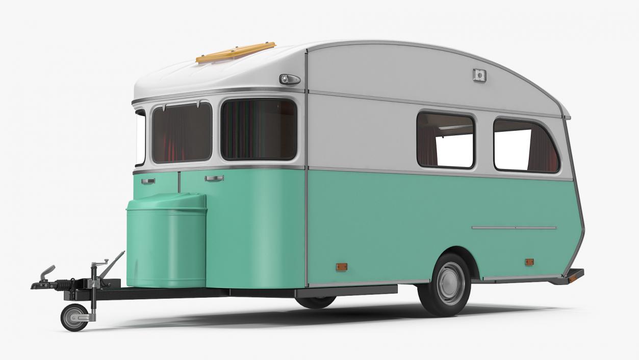 3D model Vintage Caravan Constructam Comet 5