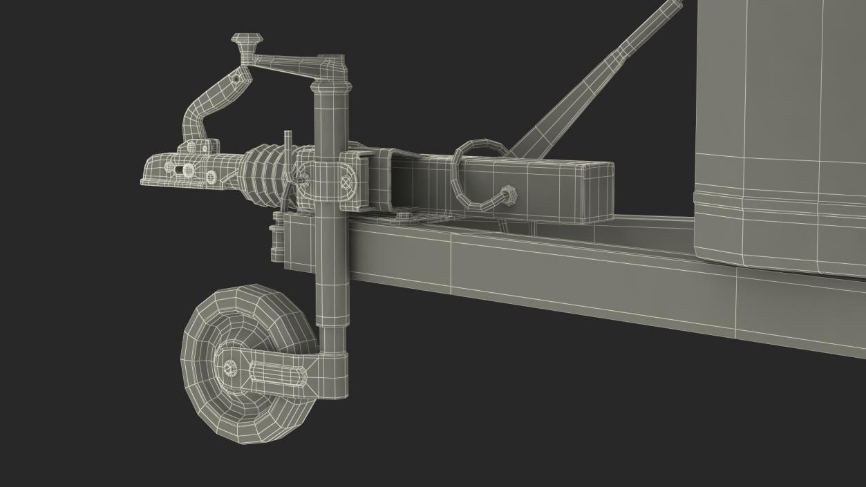 3D model Vintage Caravan Constructam Comet 5