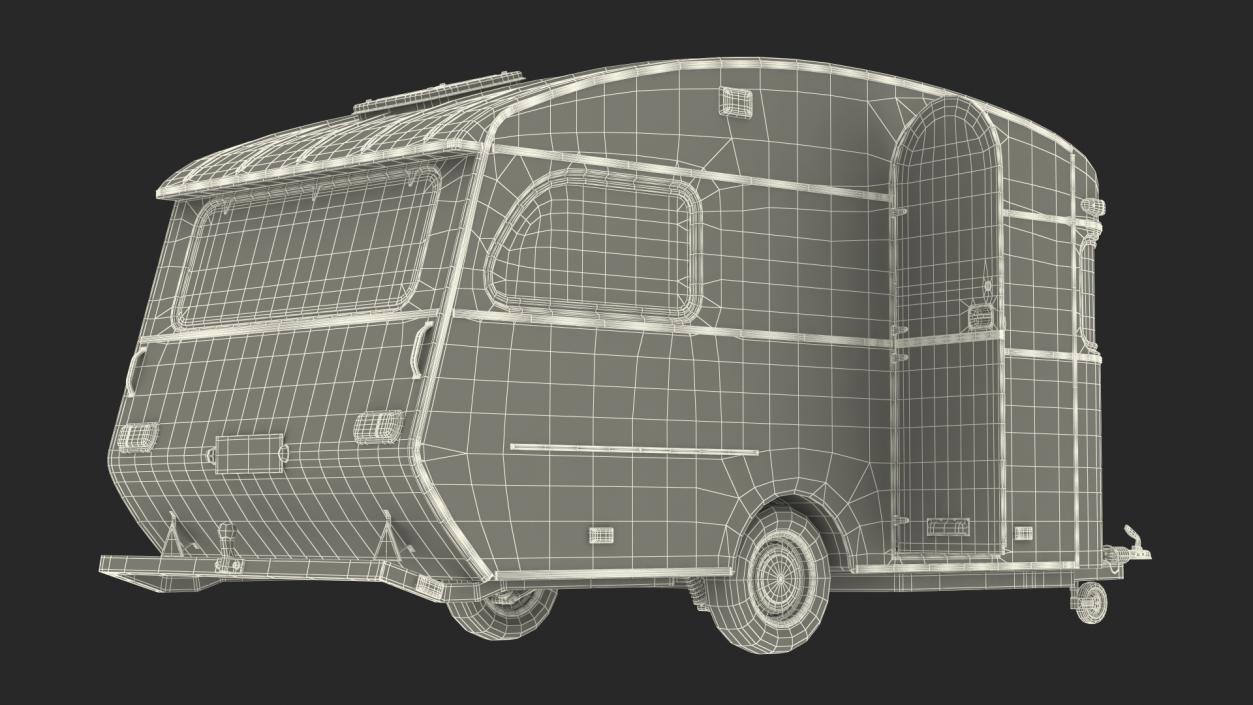 3D model Vintage Caravan Constructam Comet 5