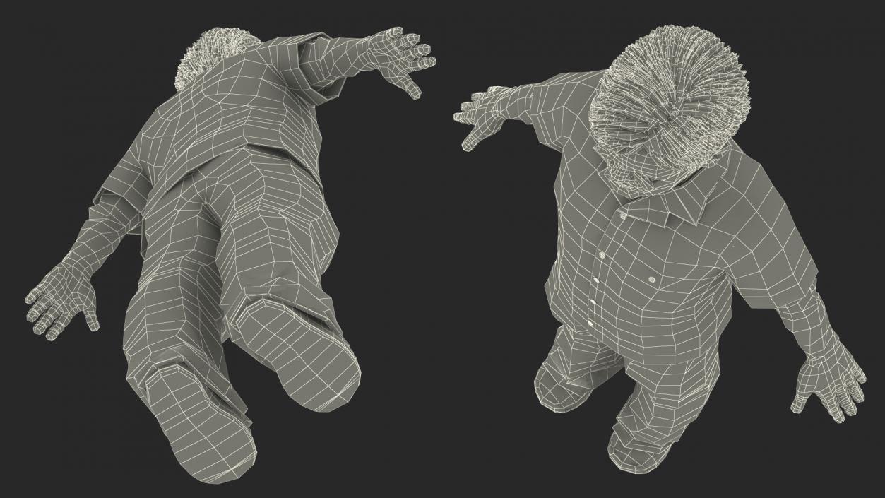 Character Dwarf Man Everyday Style Rigged for Cinema 4D 3 3D