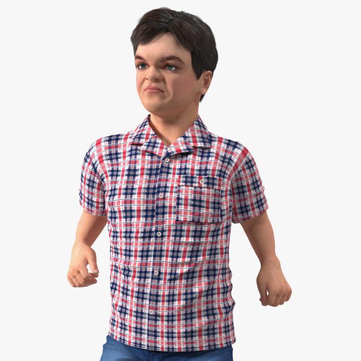 Character Dwarf Man Everyday Style Rigged for Cinema 4D 3 3D