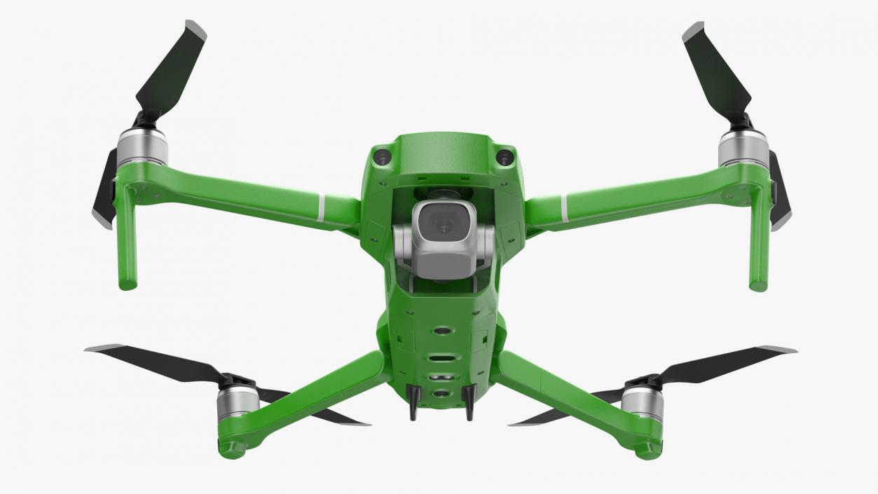 3D model Quadcopter Aerial Drone with Gimbal Mounted Camera