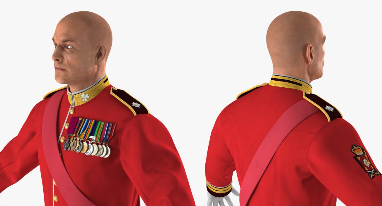 3D model Irish Guard Sergeant