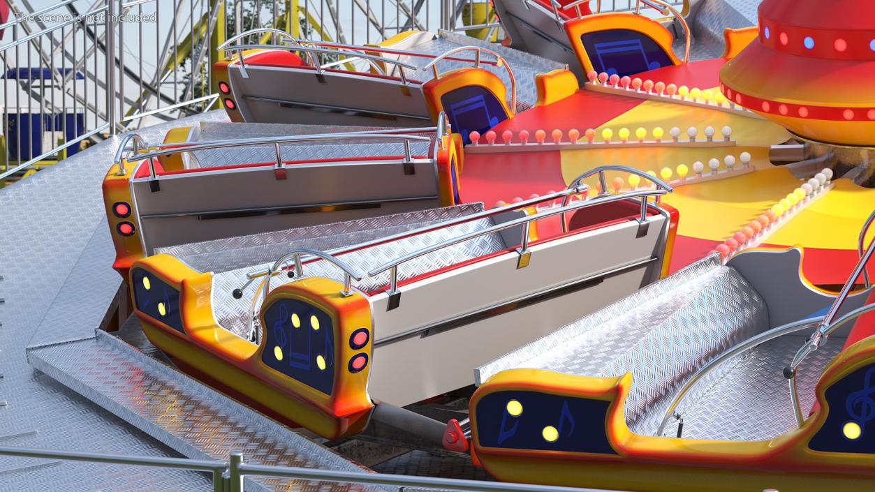 3D Amusement Park Rides Collection 4 model