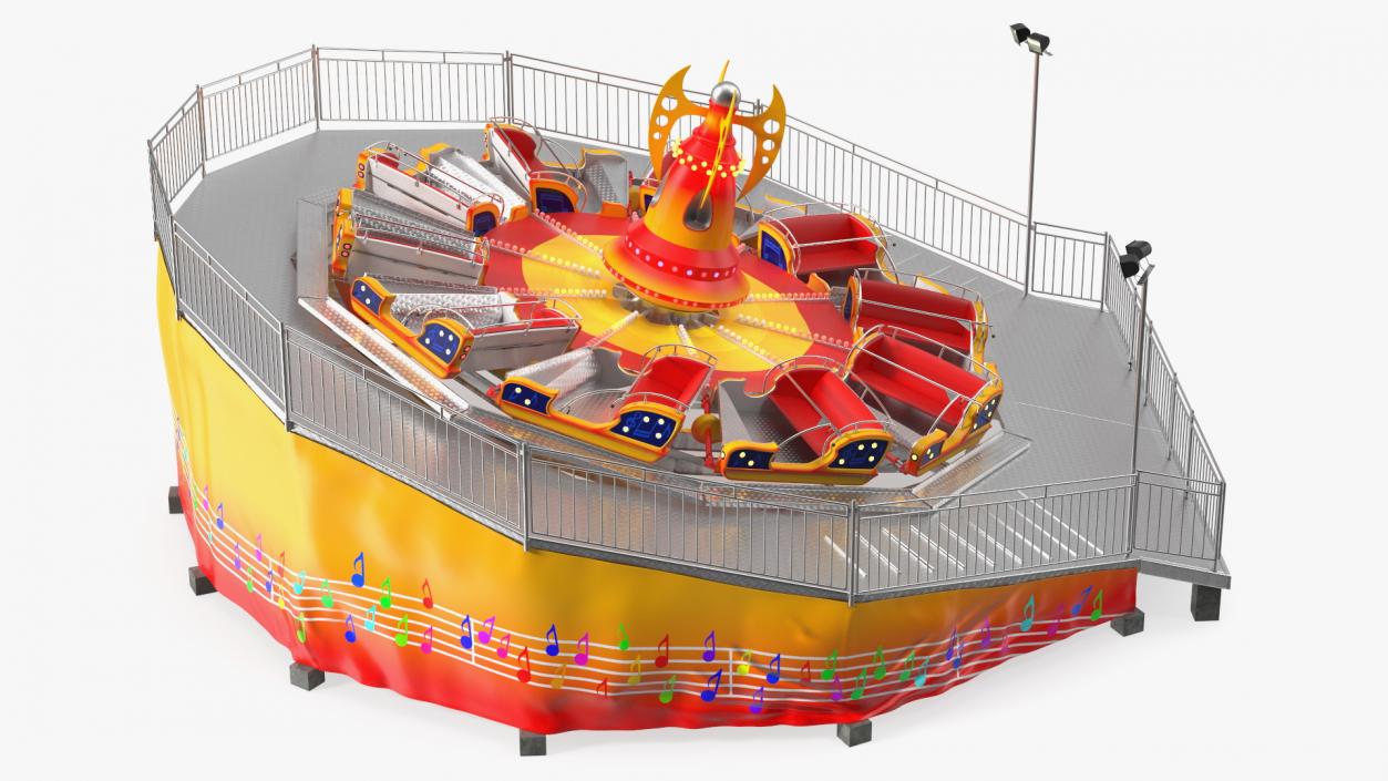 3D Amusement Park Rides Collection 4 model