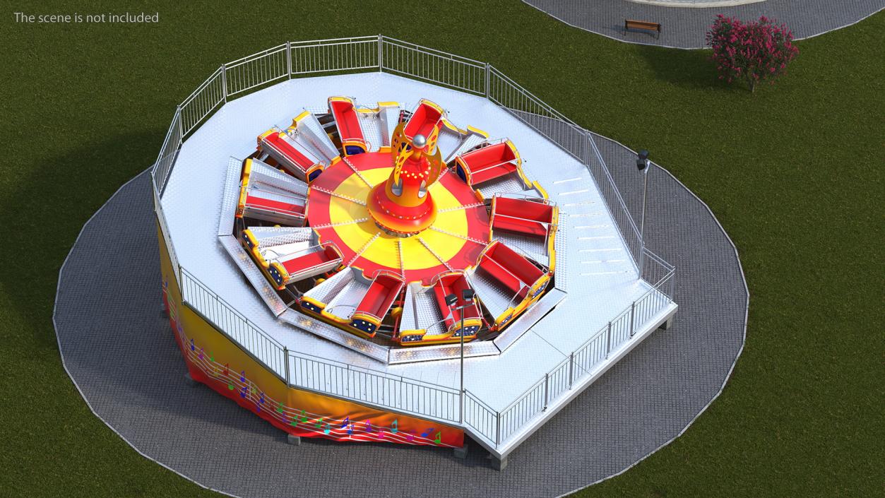 3D Amusement Park Rides Collection 4 model