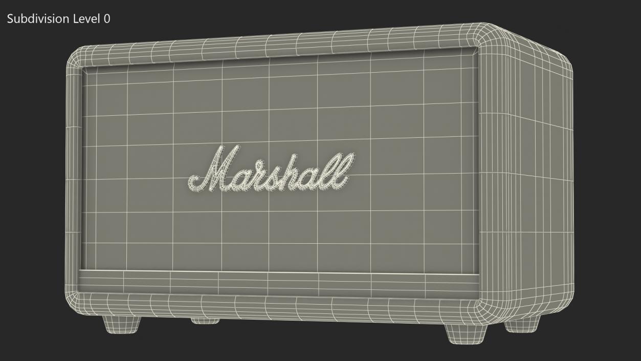 Marshall Acton II Wireless Wi-Fi Smart Speaker Brown 3D