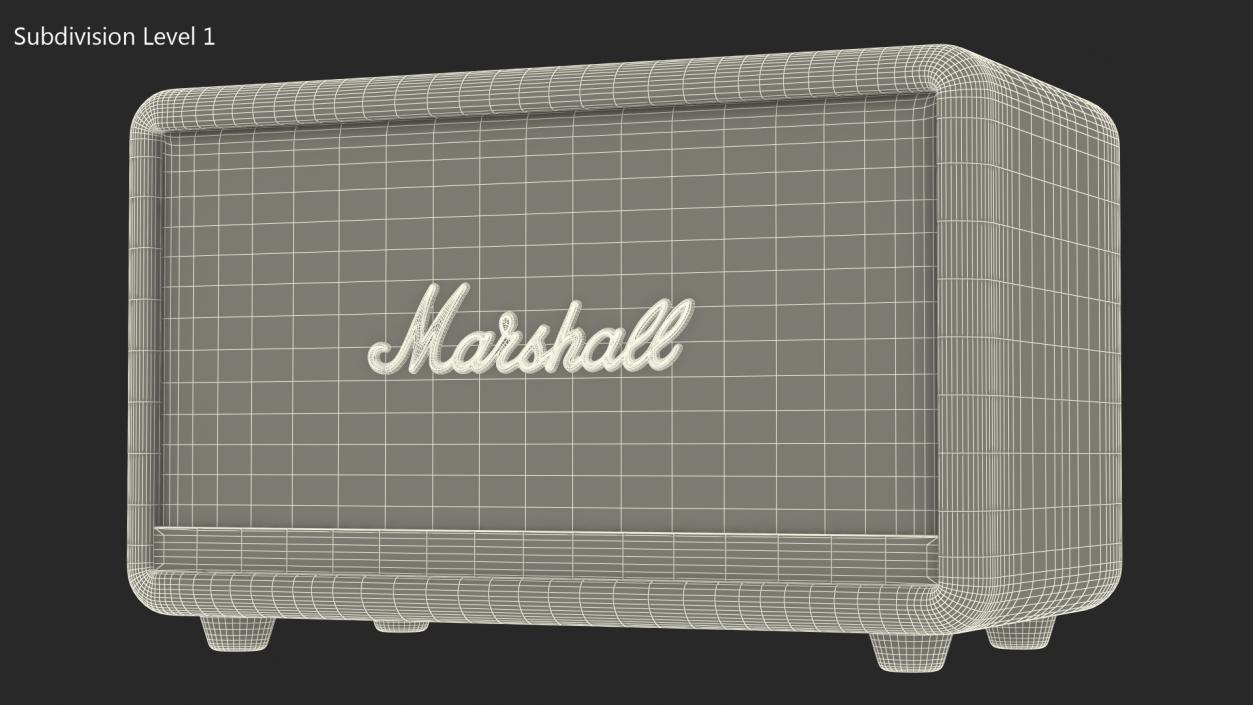 Marshall Acton II Wireless Wi-Fi Smart Speaker Brown 3D