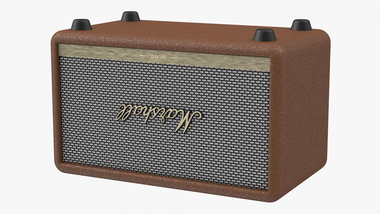 Marshall Acton II Wireless Wi-Fi Smart Speaker Brown 3D