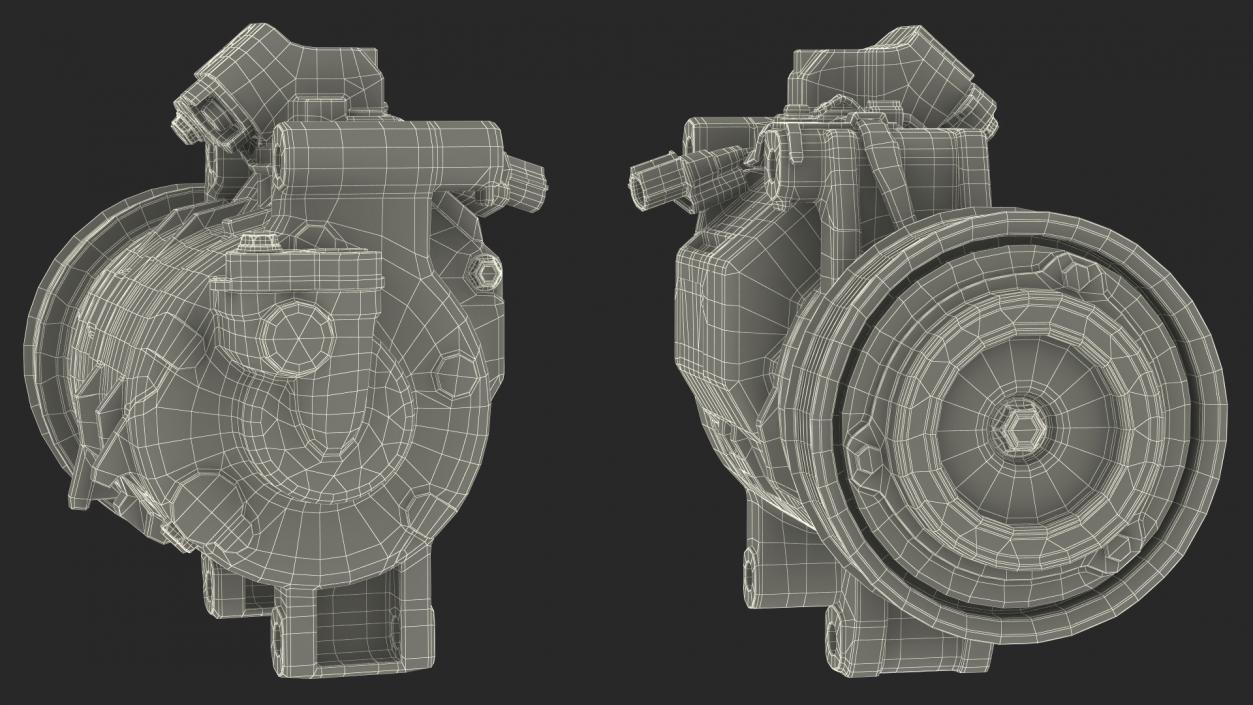 3D Vehicle AC Compressor