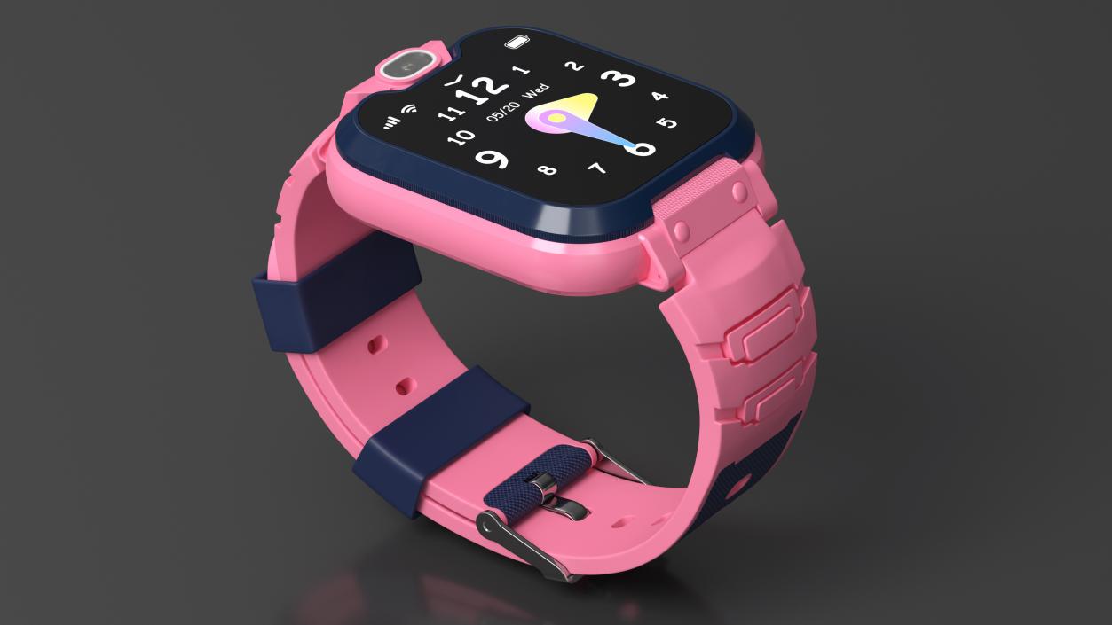 3D model Kids Smart Activity Watch Pink