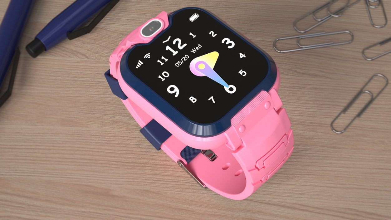 3D model Kids Smart Activity Watch Pink