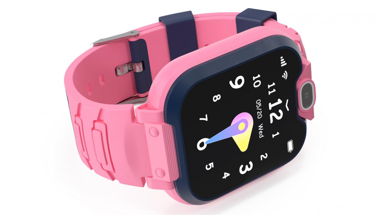 3D model Kids Smart Activity Watch Pink