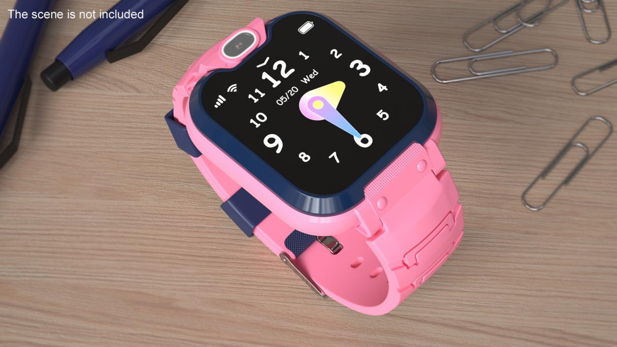 3D model Kids Smart Activity Watch Pink