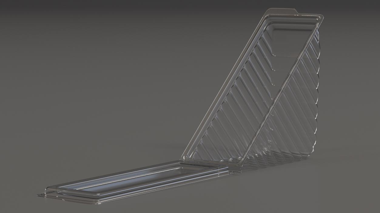 Plastic Sandwich Wedge Open 3D