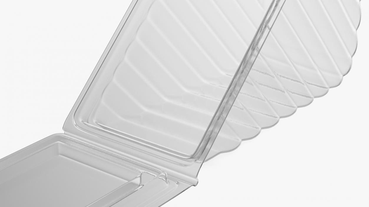 Plastic Sandwich Wedge Open 3D