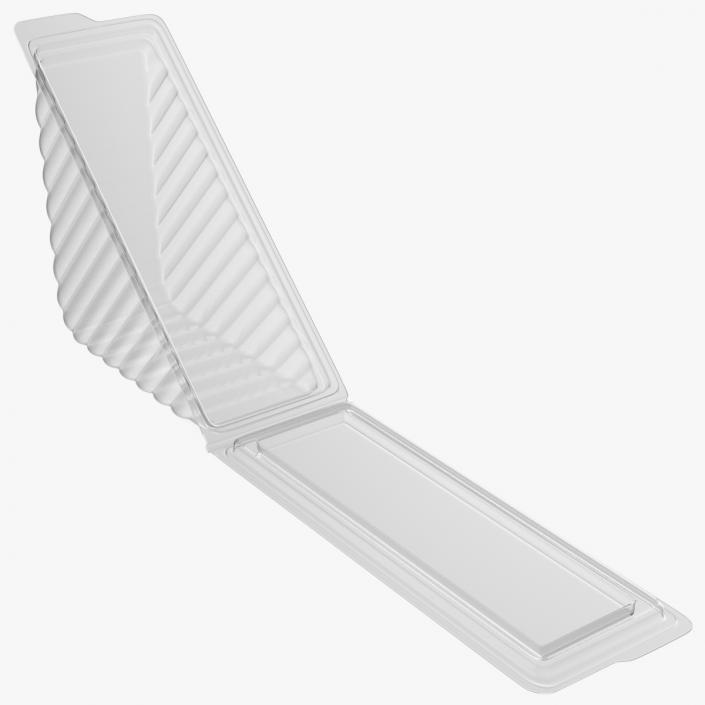 Plastic Sandwich Wedge Open 3D