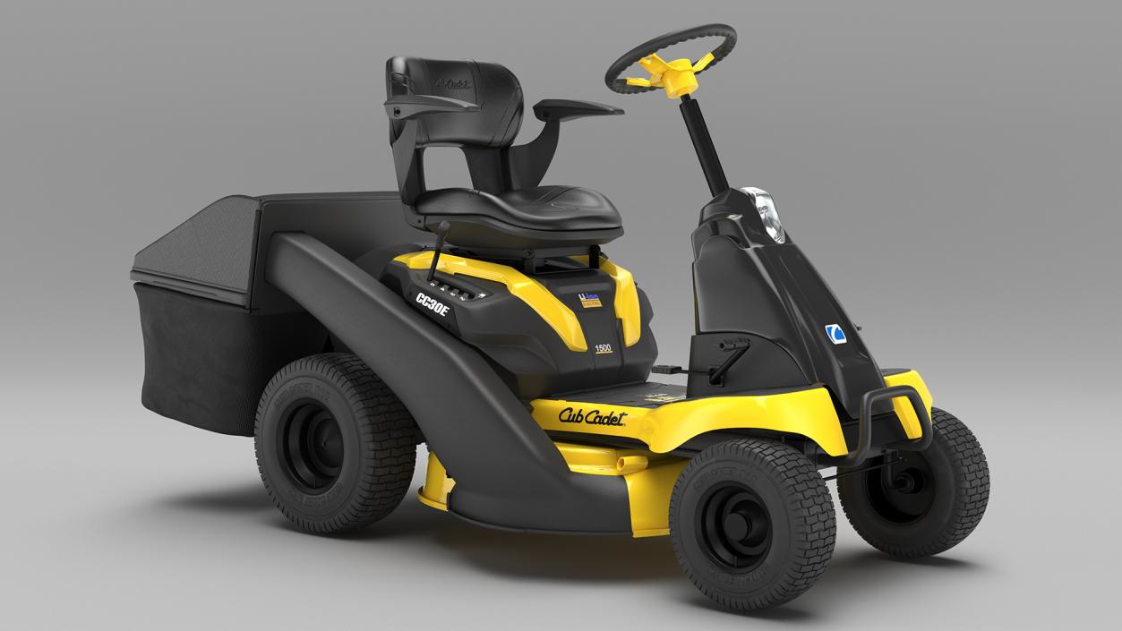 3D Riding Lawn-Mower Cub Cadet with Grass Collection Bag model