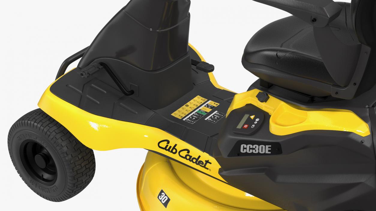 3D Riding Lawn-Mower Cub Cadet with Grass Collection Bag model