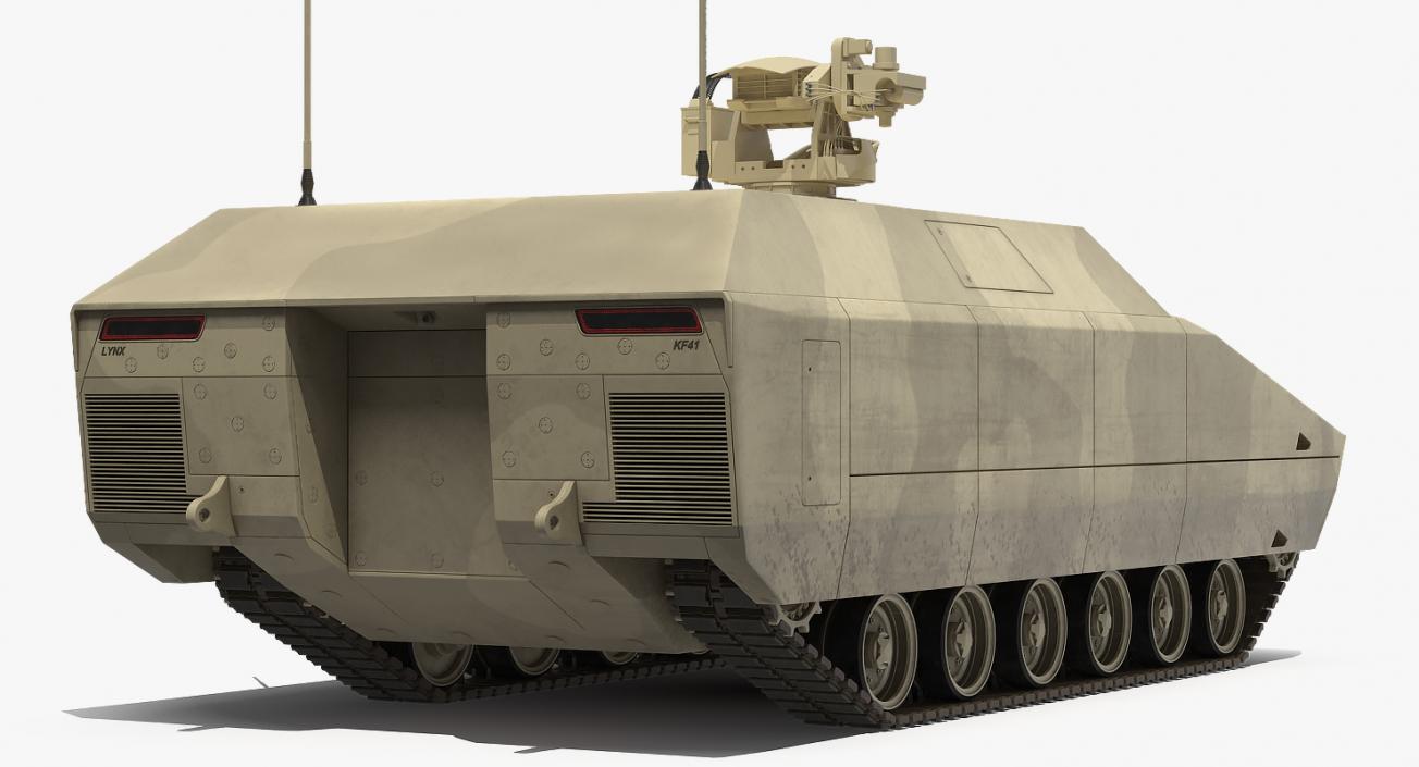 Lynx IFV Desert Rigged 3D