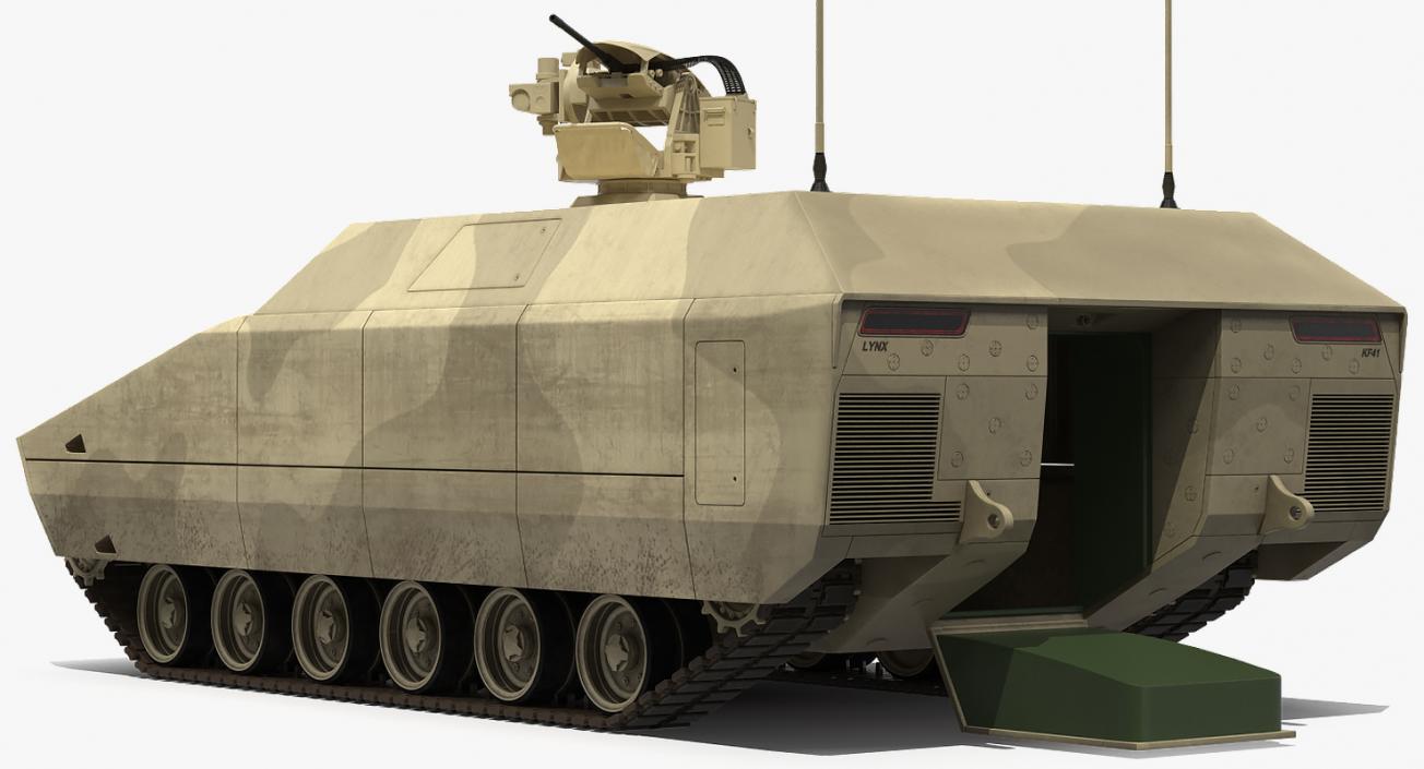 Lynx IFV Desert Rigged 3D