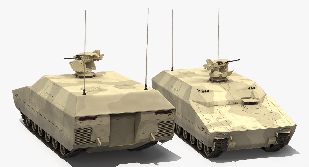 Lynx IFV Desert Rigged 3D