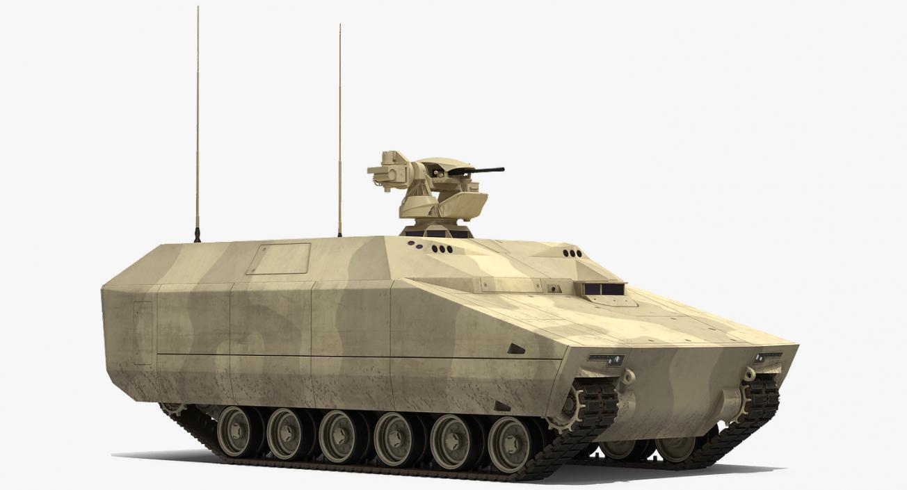 Lynx IFV Desert Rigged 3D